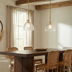 ONDINE – Hamret Glas Pendellampe
