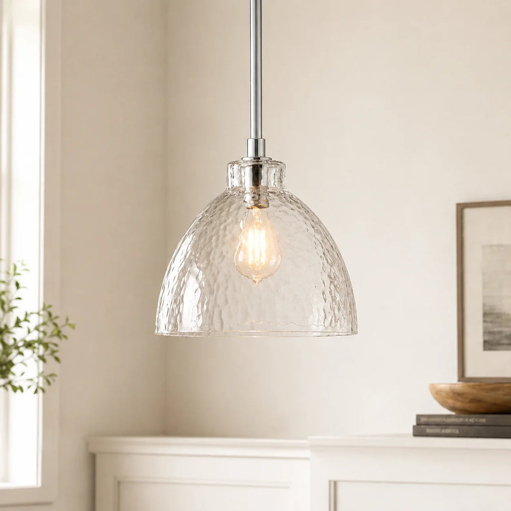 ONDINE – Hamret Glas Pendellampe
