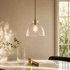 ONDINE – Hamret Glas Pendellampe