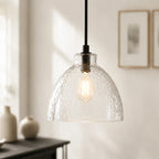 ONDINE – Hamret Glas Pendellampe