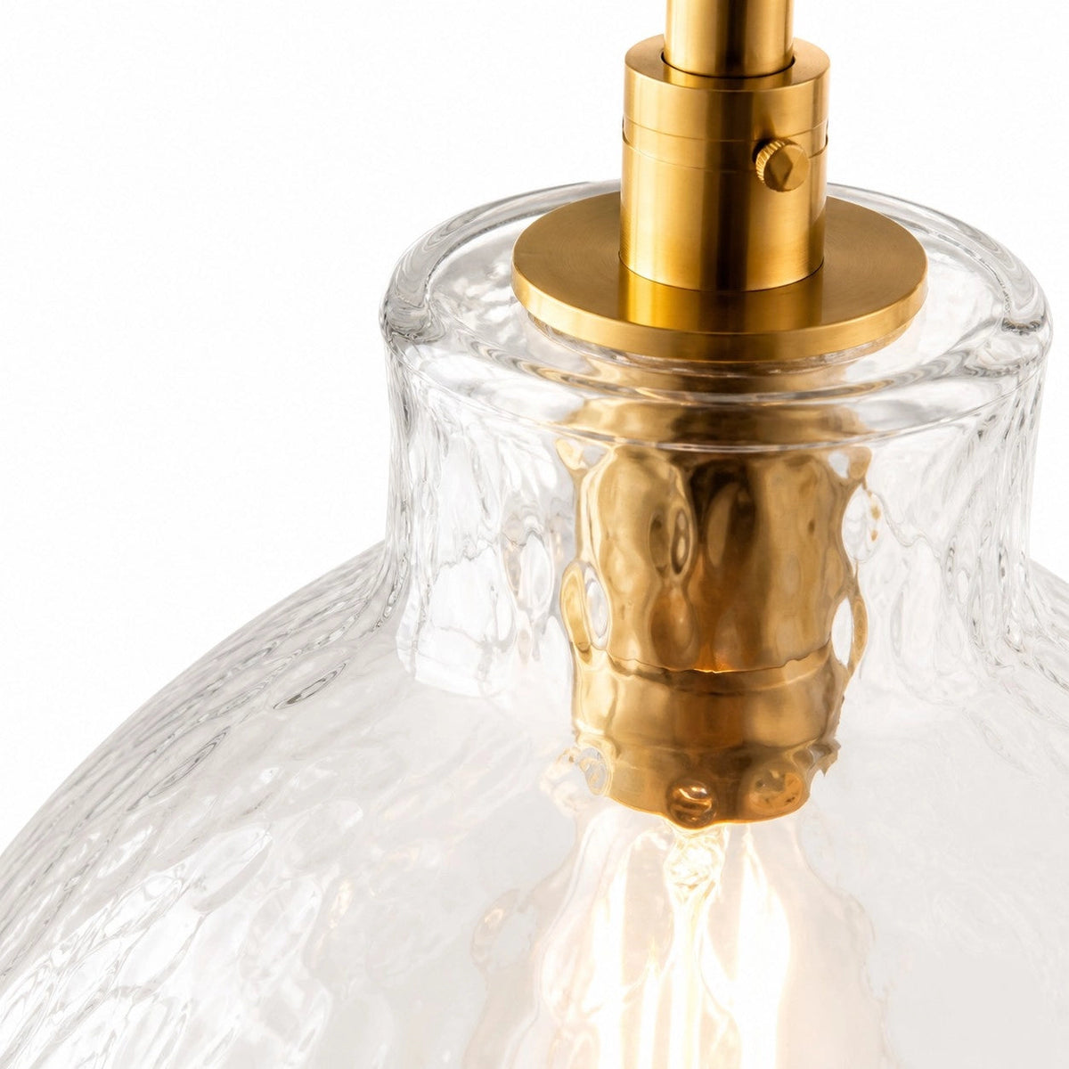 ONDINE – Hamret Glas Pendellampe
