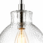ONDINE – Hamret Glas Pendellampe