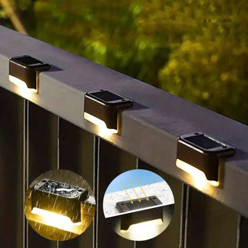 SOLGLIM – Solar LED Væglampe 5-pak