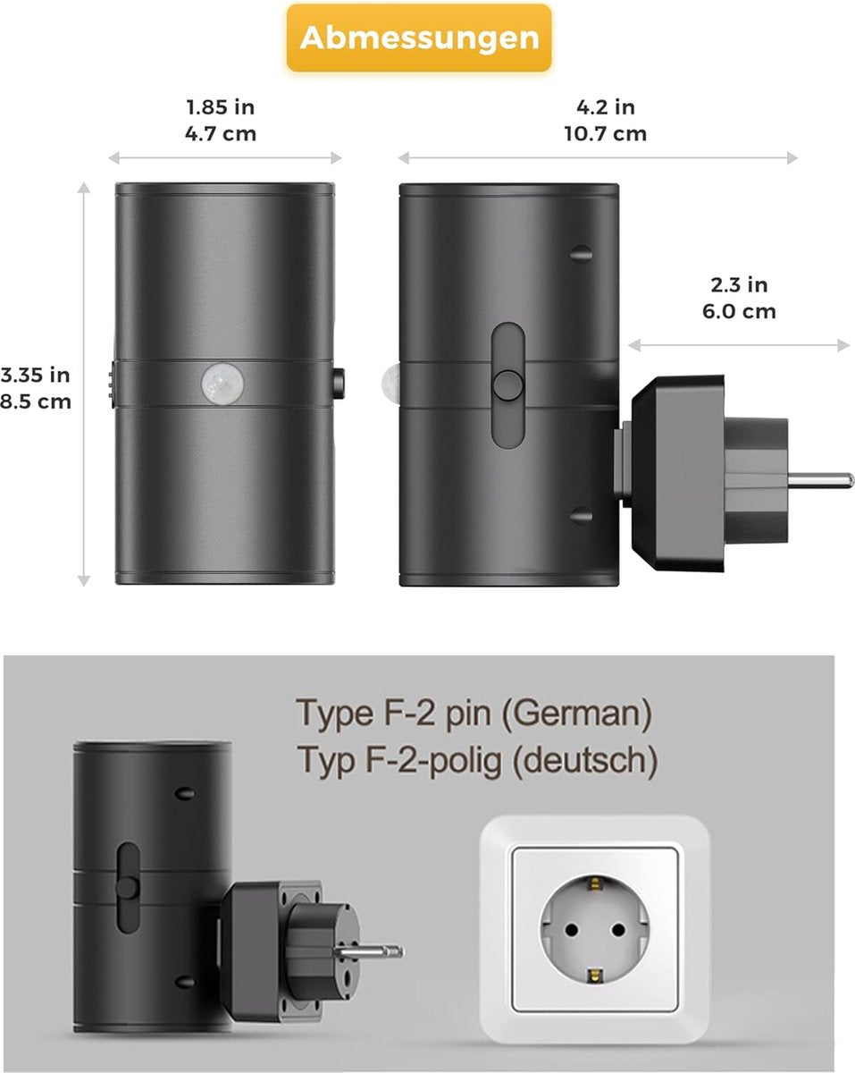 PLUGGLOW – Dæmpbar LED Stikkontaktlampe