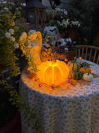 Pumpkin solar lampe