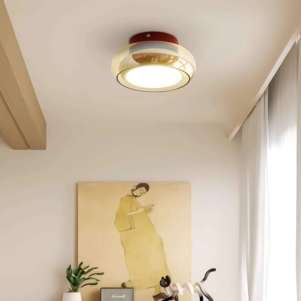 Retro glas loftlampe