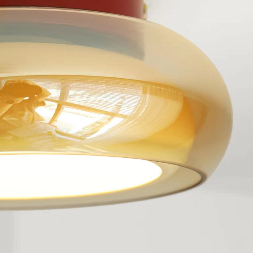 Retro glas loftlampe