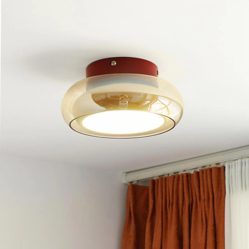 Retro glas loftlampe