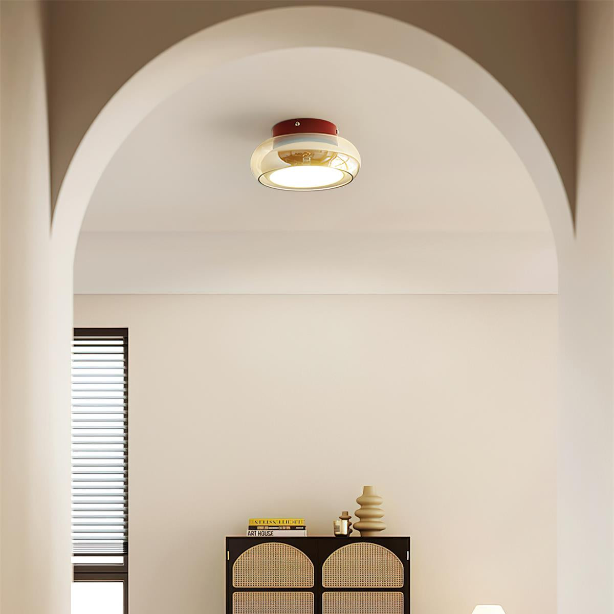 JUNE – Vintage Loftlampe Glas