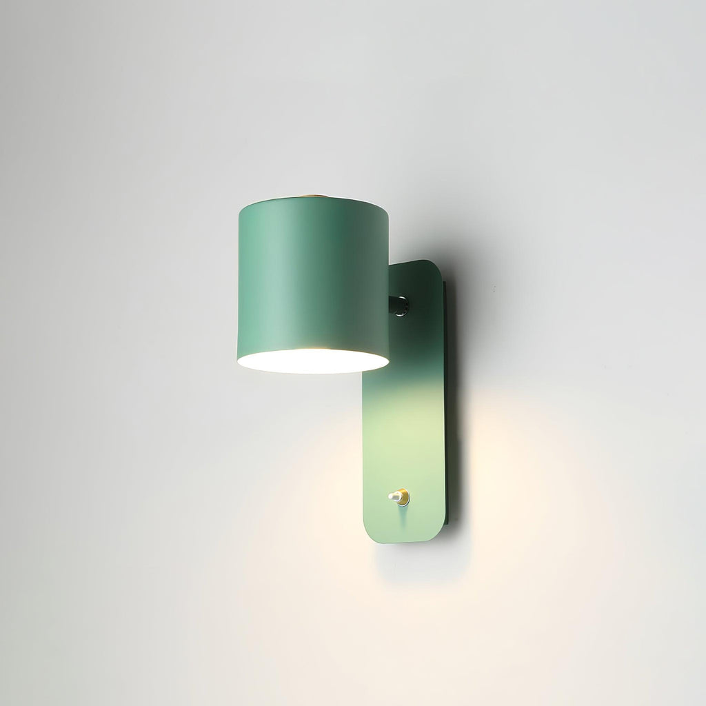 Drejbar cylinder væglampe