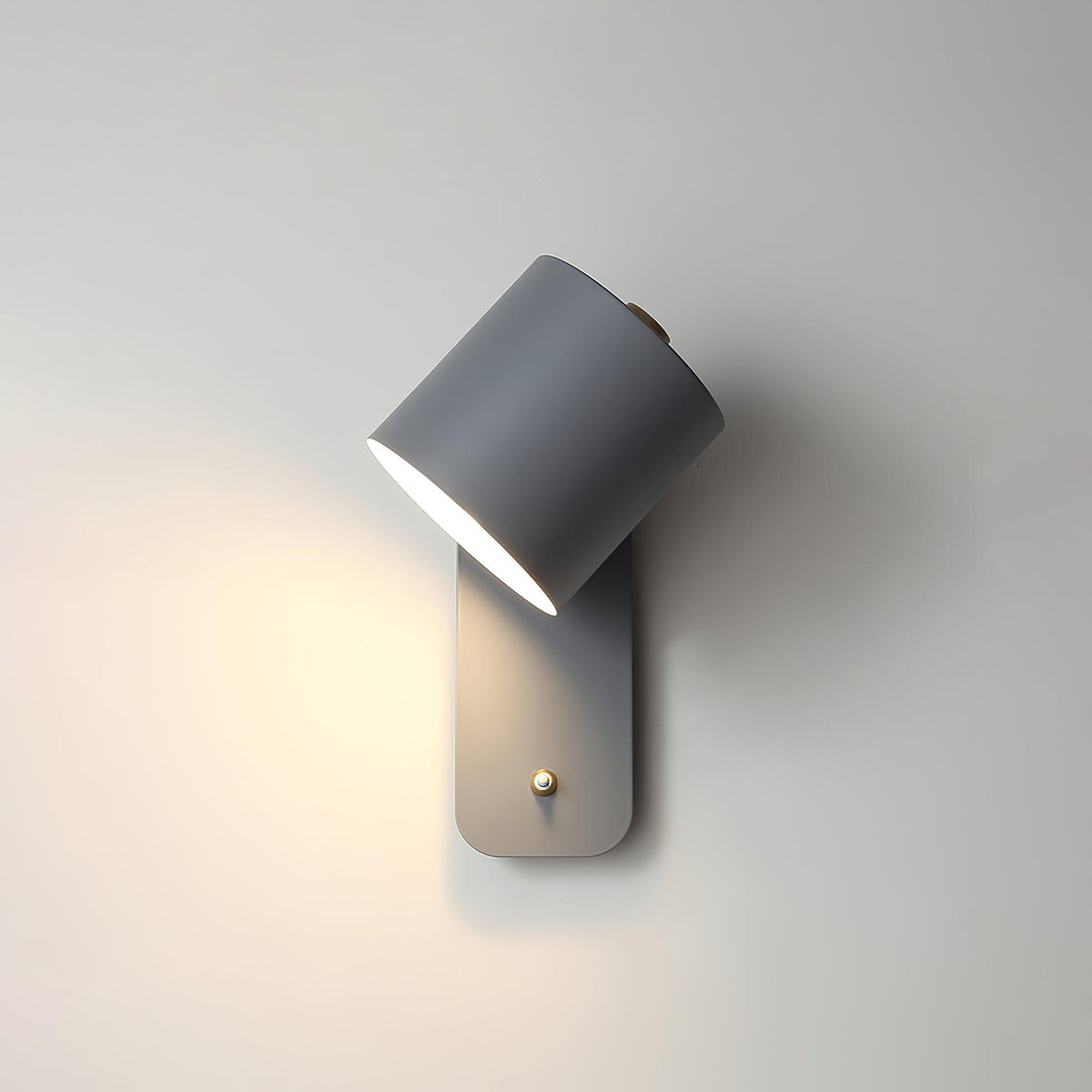 Drejbar cylinder væglampe