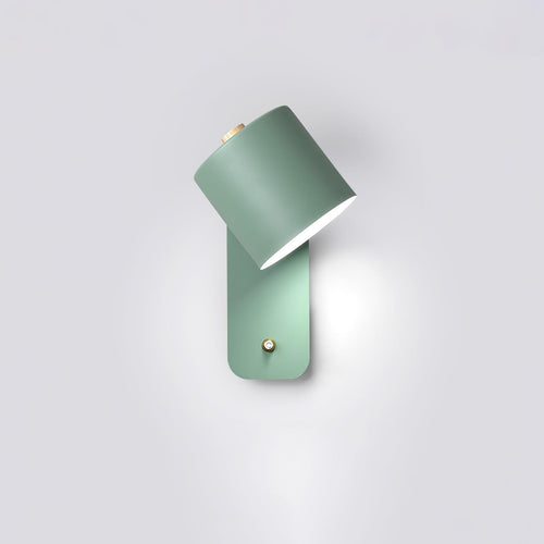 Drejbar cylinder væglampe