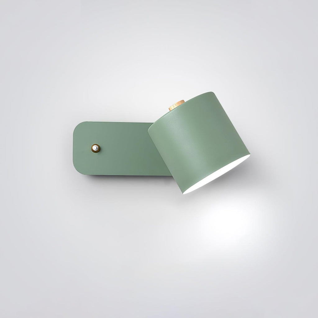 Drejbar cylinder væglampe
