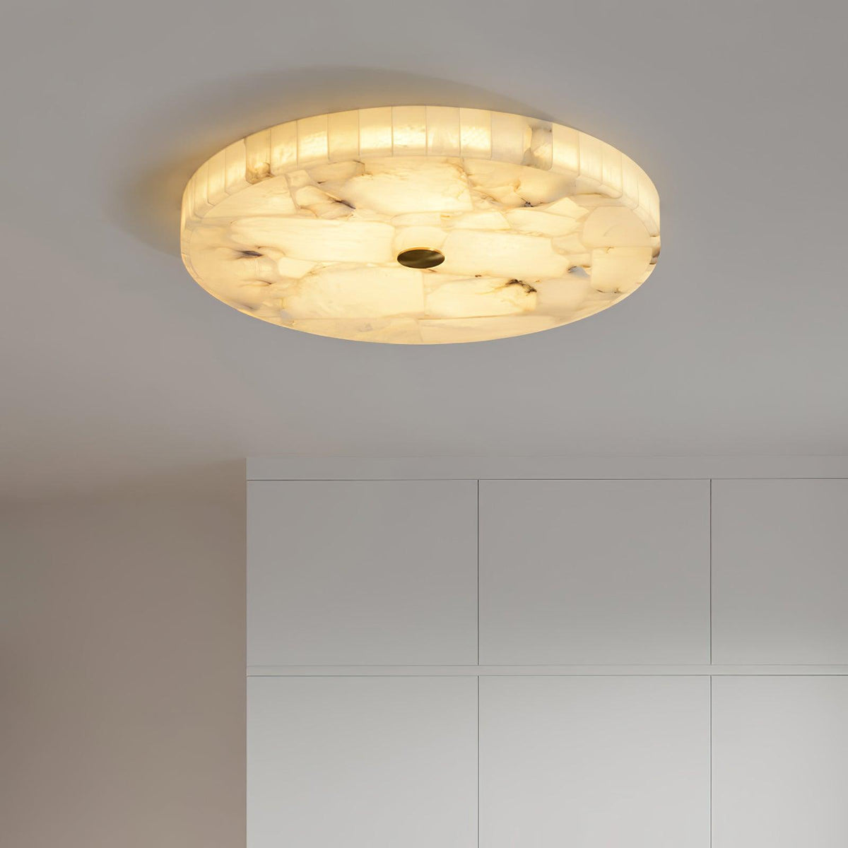 Alabast loftlampe
