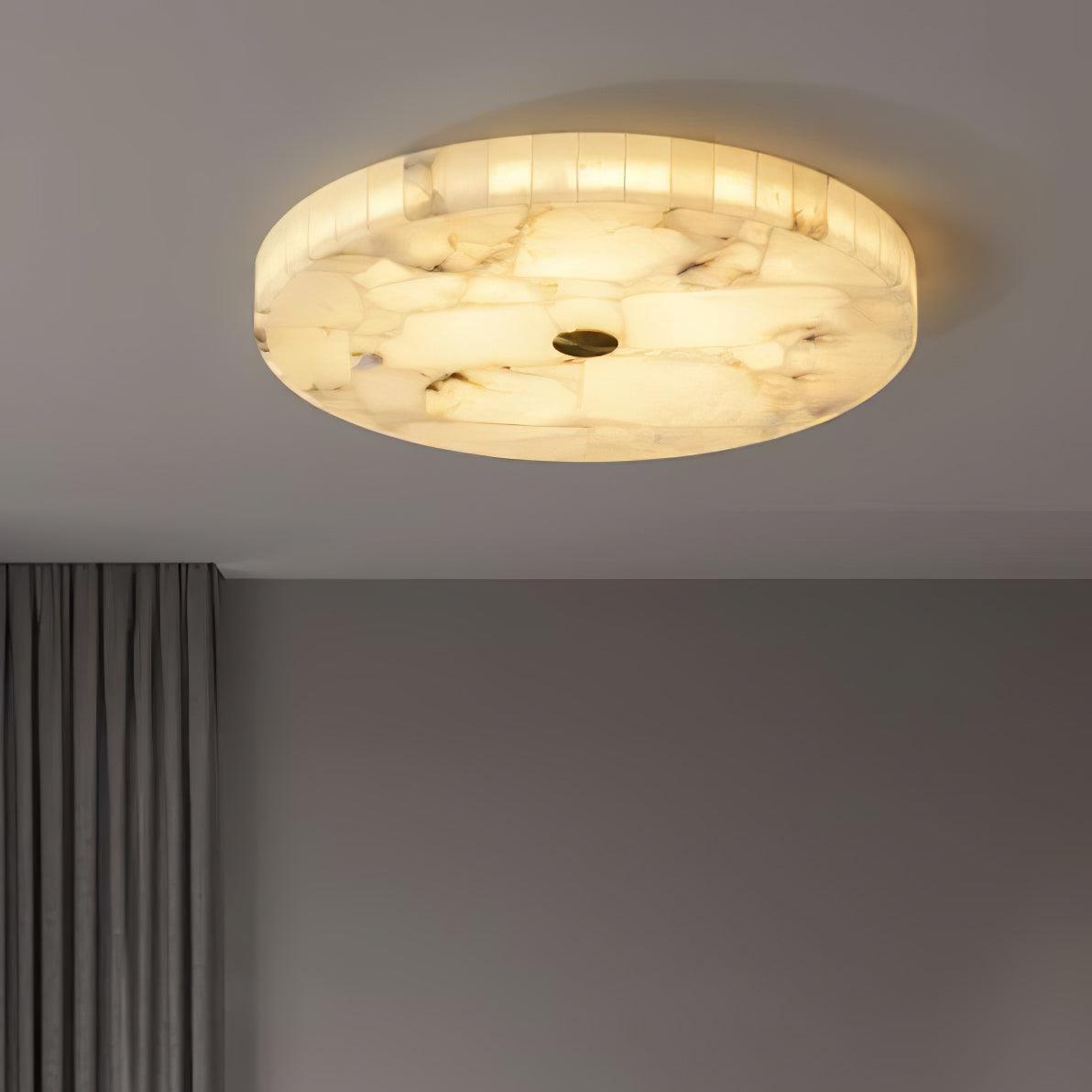 Alabast loftlampe