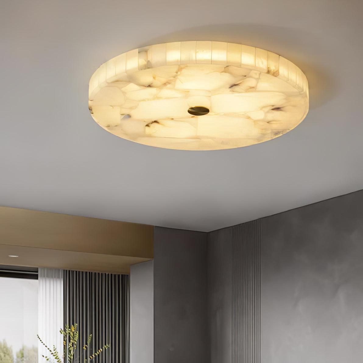 Alabast loftlampe