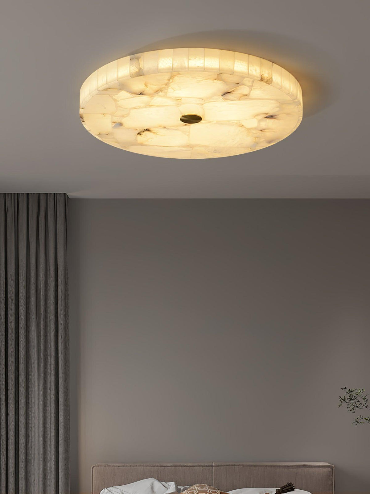 Alabast loftlampe
