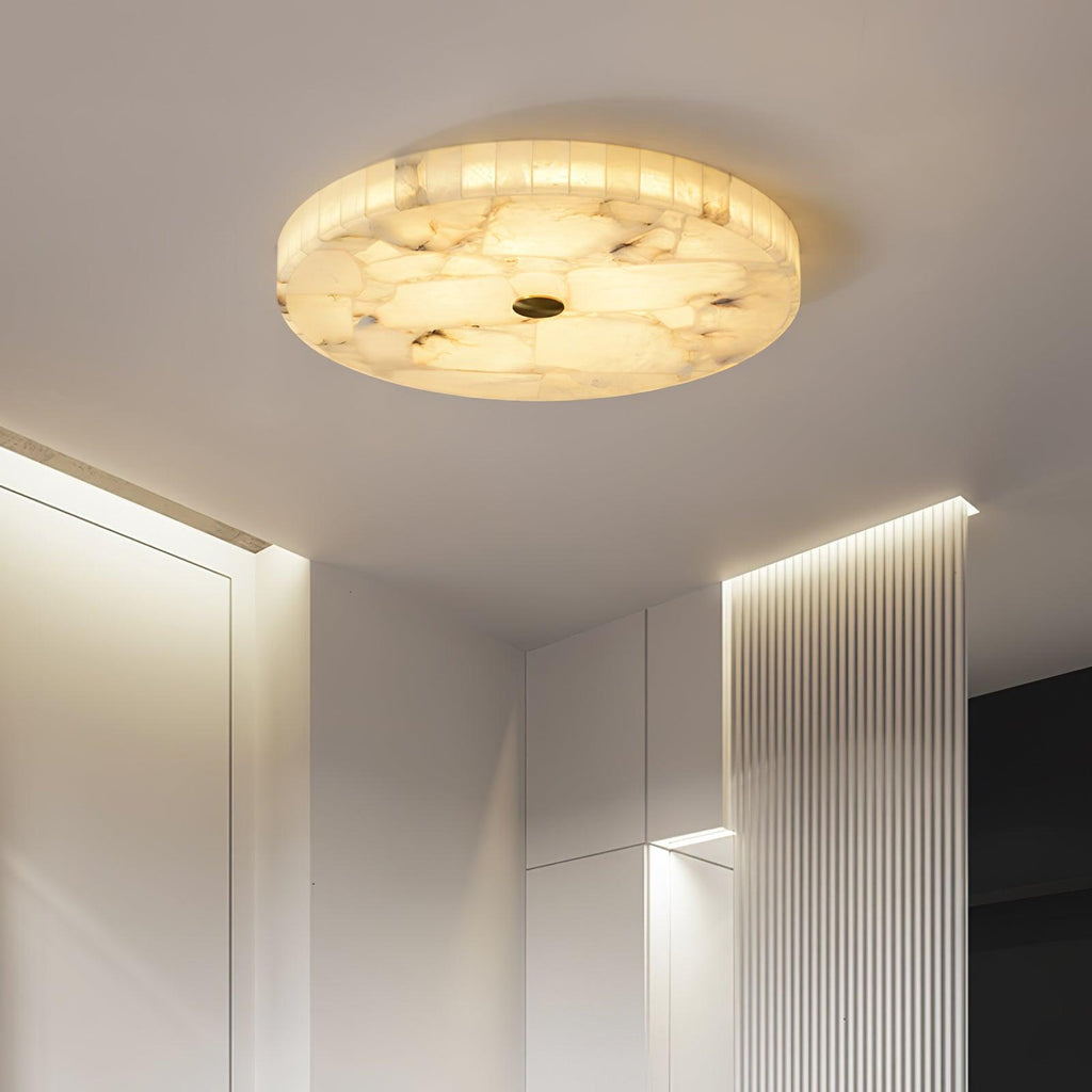 Alabast loftlampe