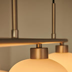 Sculptural 3-pendel