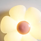 Loftlampe med seks blomsterblade