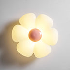 Loftlampe med seks blomsterblade