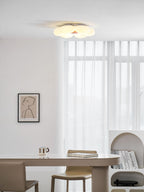 Loftlampe med seks blomsterblade