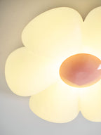 Loftlampe med seks blomsterblade