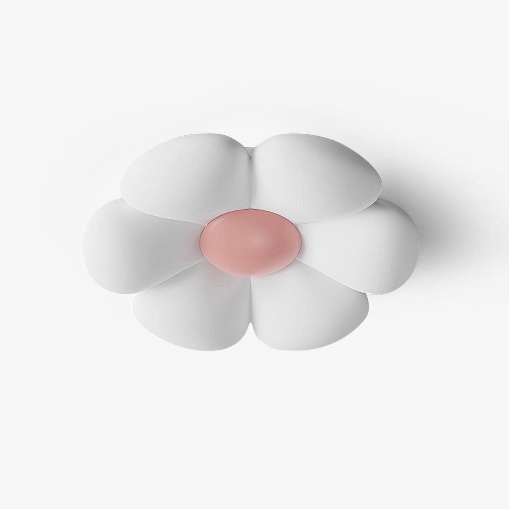 Loftlampe med seks blomsterblade