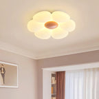 Loftlampe med seks blomsterblade