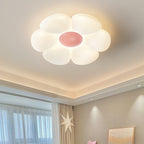 Loftlampe med seks blomsterblade
