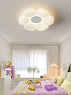 Loftlampe med seks blomsterblade