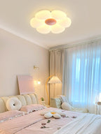 Loftlampe med seks blomsterblade