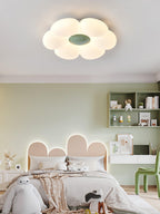 Loftlampe med seks blomsterblade