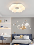 Loftlampe med seks blomsterblade
