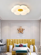 Loftlampe med seks blomsterblade