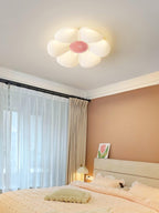 Loftlampe med seks blomsterblade