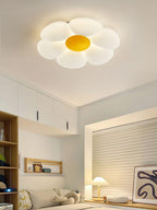 Loftlampe med seks blomsterblade