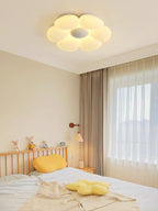 Loftlampe med seks blomsterblade
