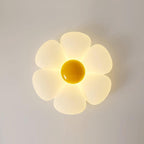 Loftlampe med seks blomsterblade