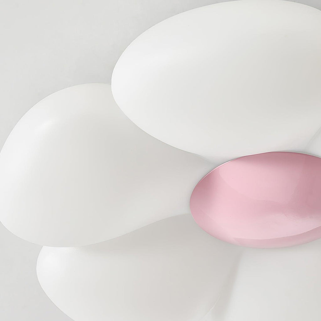 Loftlampe med seks blomsterblade