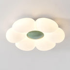 Loftlampe med seks blomsterblade