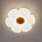 Loftlampe med seks blomsterblade