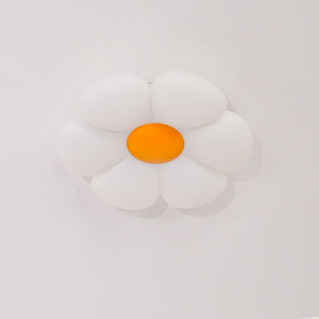 Loftlampe med seks blomsterblade