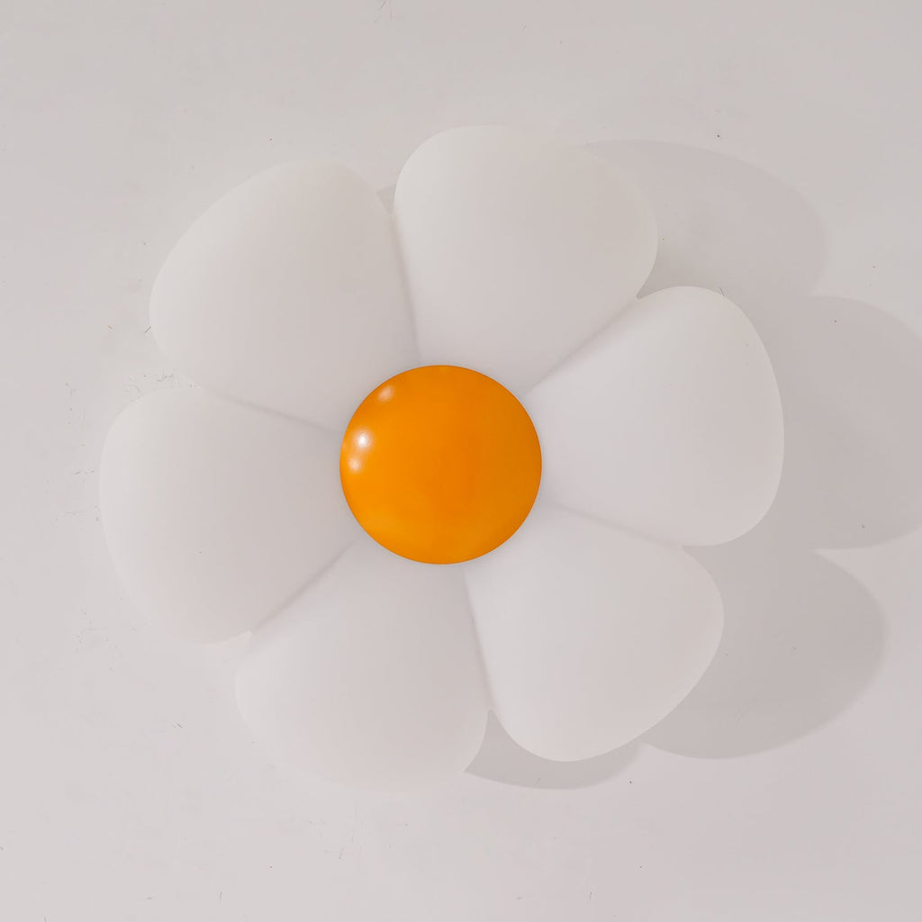 Loftlampe med seks blomsterblade