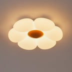 Loftlampe med seks blomsterblade