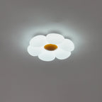 Loftlampe med seks blomsterblade