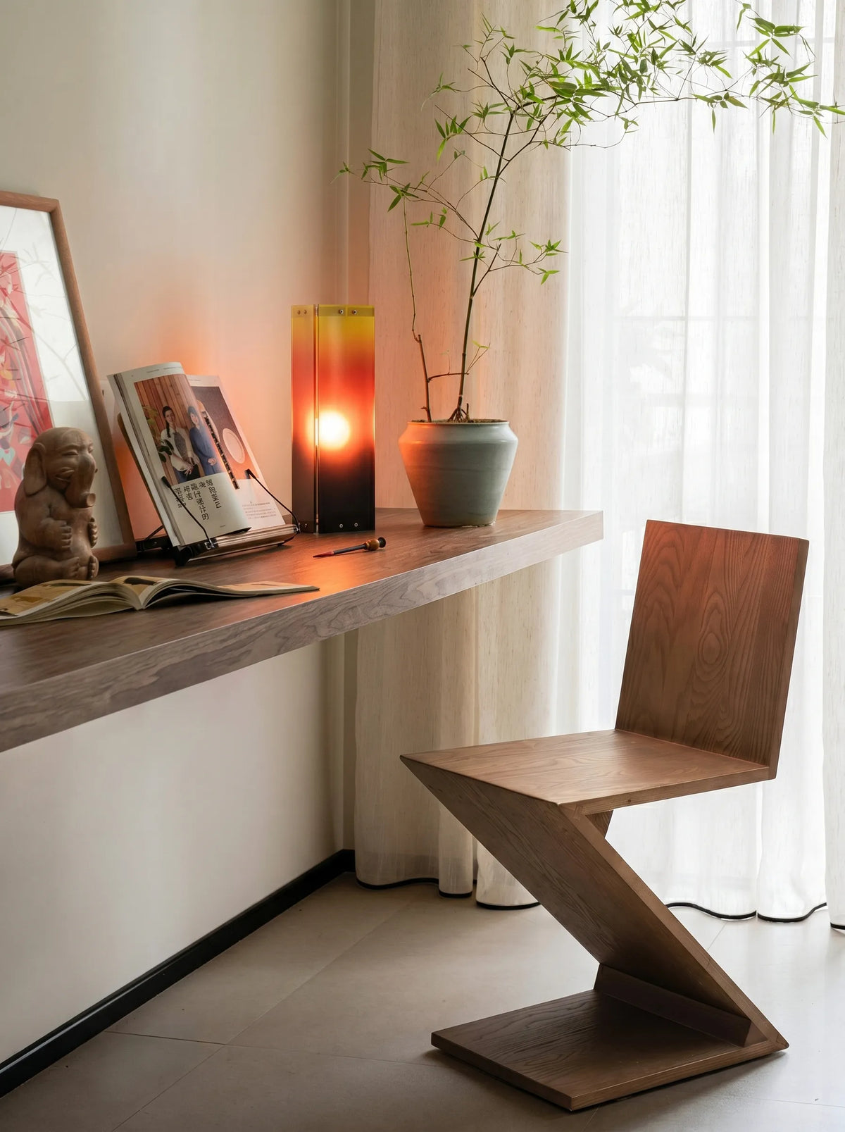 Sunset interaktiv lampe