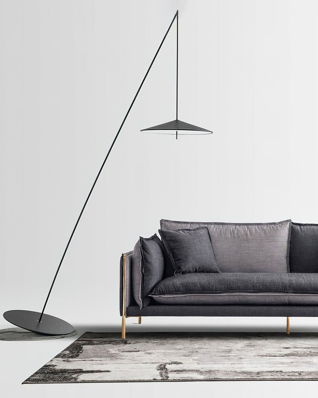 Tilted gulvlampe