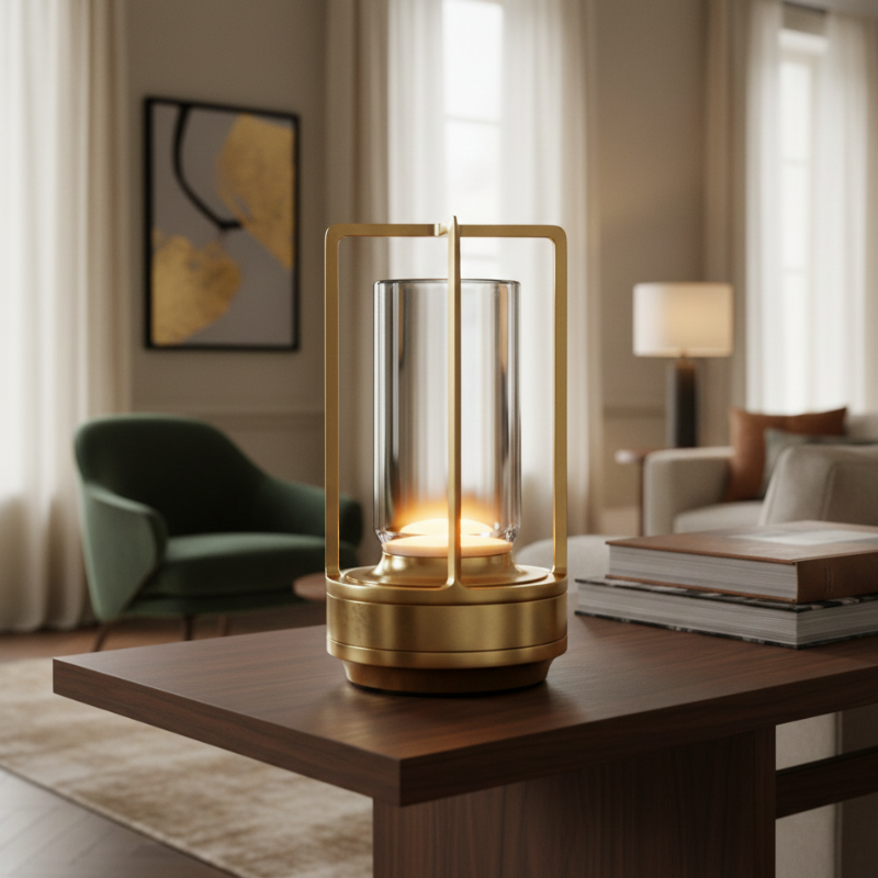 LUMIGLOW – Genopladelig LED Bordlampe Krystal