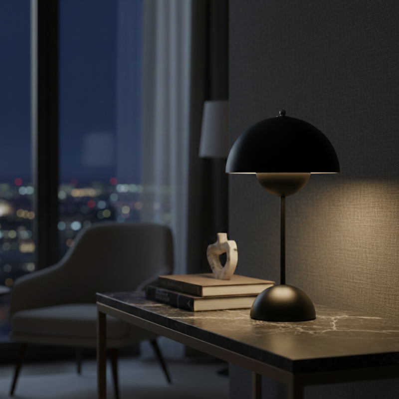 FLOWERGLOW – LED Bordlampe Blomsterpotte